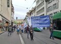 Israel rally and counter-demonstration clash in Switzerland