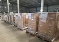 The election materials were distributed in the municipalities, under strict security measures