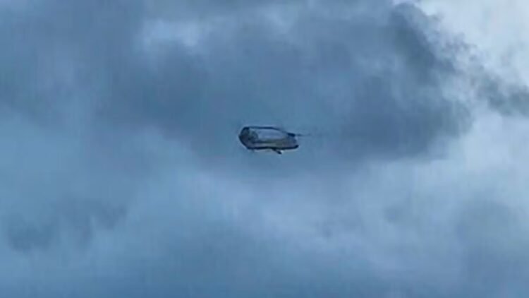 US military helicopters over Switzerland – Chinooks fly to Geneva for the G7 summit