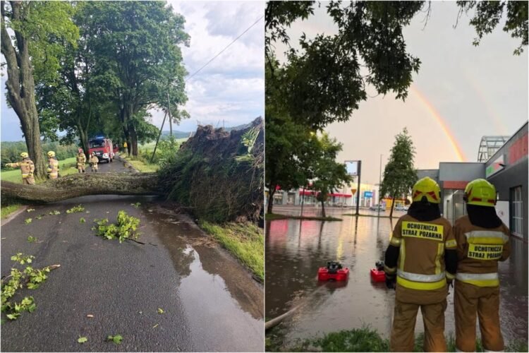 Warnings came true in abundance – Poland is terrorized by severe storms, a woman was struck by lightning