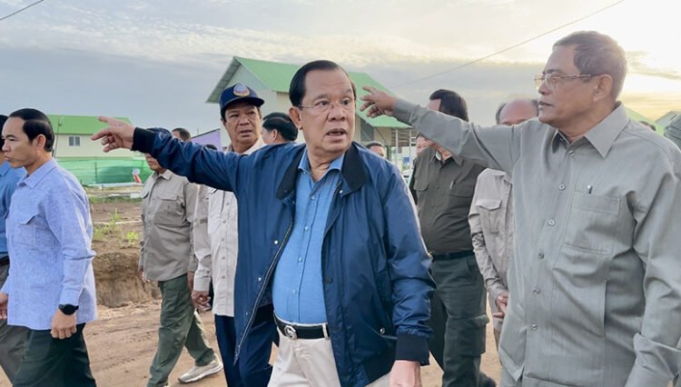 Hun Sen brands shelters for displaced as ‘Waiting Village’