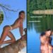 Jolanta Leonavičiūtė and her husband were caught naked in the water