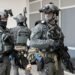 The special force was called after a man threatened with a knife