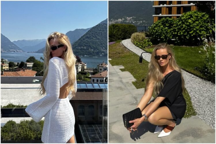 Lína Birgitta wanders around Lake Como