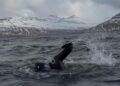 Willing to be the first to swim Lagarfljót