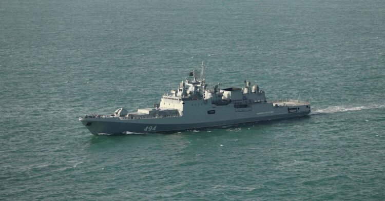 Shooting incident involving frigate and sailboat cannot be seen separately from British tanker entering Russian shadow fleet
