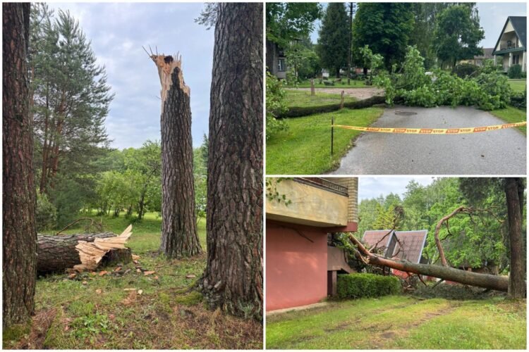 It’s clear where the storm did the most damage: In some places, half a month’s worth of rain fell