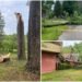 It’s clear where the storm did the most damage: In some places, half a month’s worth of rain fell