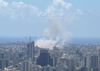 The Zionist air attack on the southern suburbs of Beirut; Al-Ghobari area was targeted
