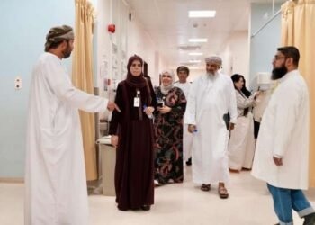 WHO delegation reviews community initiatives and programmes implemented by Yanqul Health City