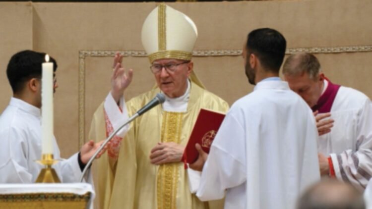 Saturday 30 May the meeting of Pope Leo XIV with the community of Villa Nazareth – Before the audience the mass celebrated by Cardinal Parolin