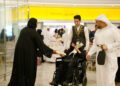 “Islamic Affairs, Endowments and Zakat” receives pilgrims at airports