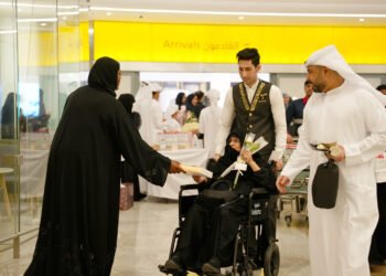 “Islamic Affairs, Endowments and Zakat” receives pilgrims at airports