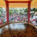 At Salonta, the largest cauldron of bison goulash in the world was prepared. Almost a ton of meat was used