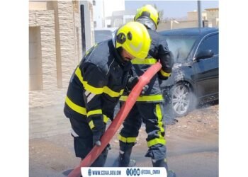 Car fire extinguished in Dhank; no injuries reported