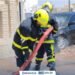 Car fire extinguished in Dhank; no injuries reported