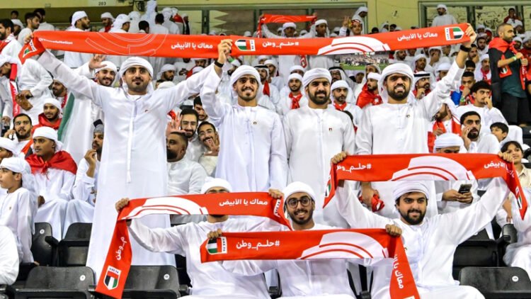 Al-Abyad fans decorate Jassim bin Hamad Stadium