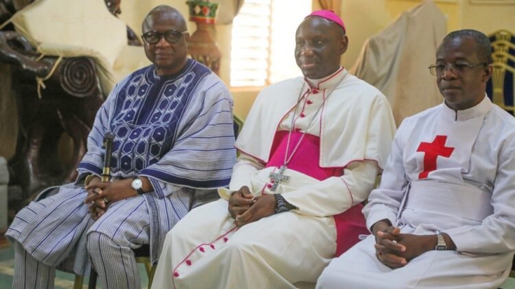 Burkina Faso: Archbishop Soviguidi pays courtesy call on traditional monarch of the Mossi people