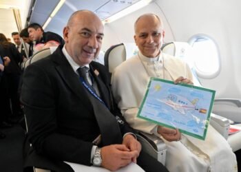 Vatican children’s hospital patients make drawing for Pope Leo XIV