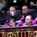 A member of the clergy appears to nod off during the Pope’s speech in the Congress of Deputies