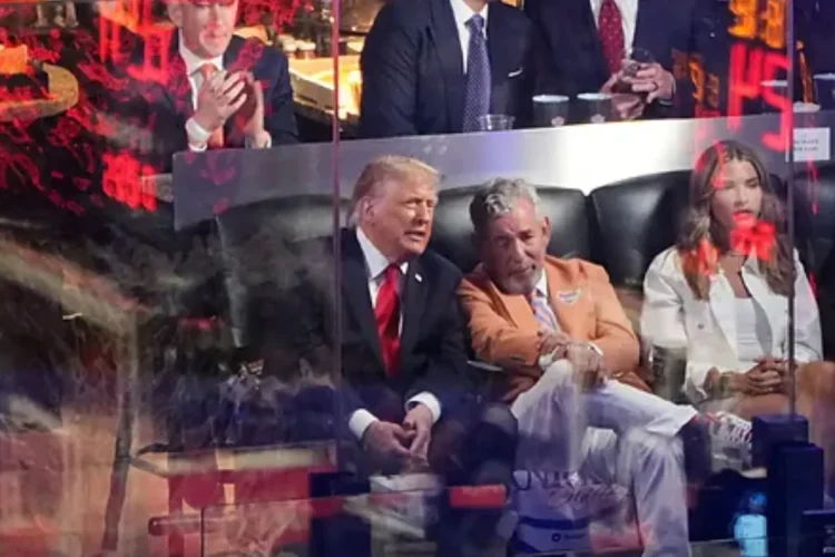 Trump boos and naps at the NBA finals