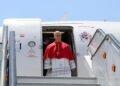 Pope Leo arrives in Barcelona for second leg of Spain visit