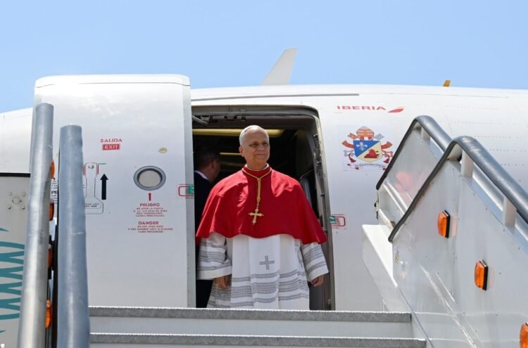 Pope Leo arrives in Barcelona for second leg of Spain visit
