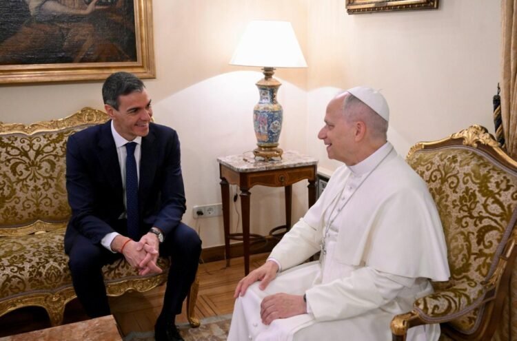 Pope Leo meets Spanish Prime Minister Pedro Sánchez