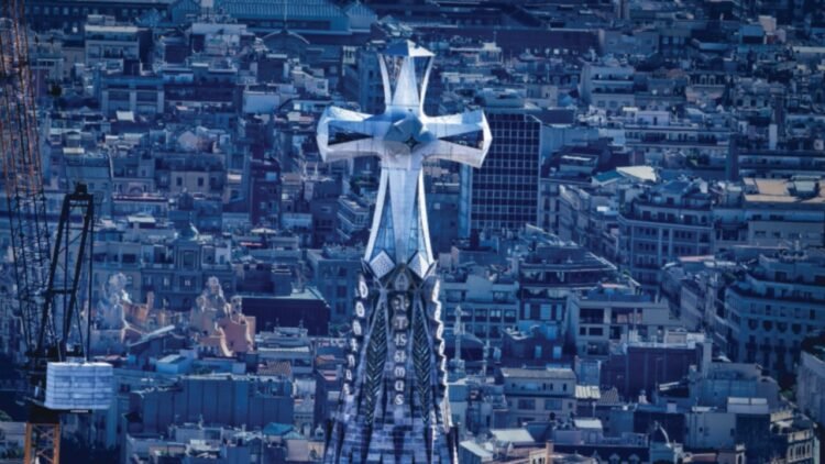 When Gaudí led visits to the construction site