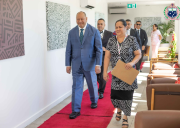 Samoa’s Head of State hosts luncheon for King Tupou VI during visit for USP graduation ceremony