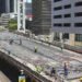 90% of the development of the bridge leading to the entrances and exits of Dubai Harbour has been completed