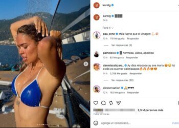 Karol G’s viral bikini, Emily Ratajkowski’s risky dress and Thibaut Courtois’ romantic message to his wife, among the best photos of celebrity week