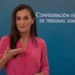 Queen Letizia dares to use sign language to congratulate the NGO CNSE on its 90th birthday