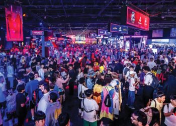 Crowds of visitors at GameExpo 2026