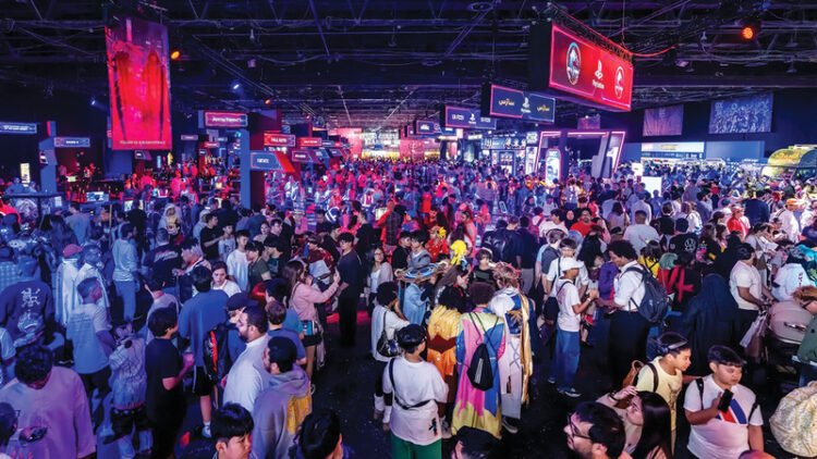 Crowds of visitors at GameExpo 2026