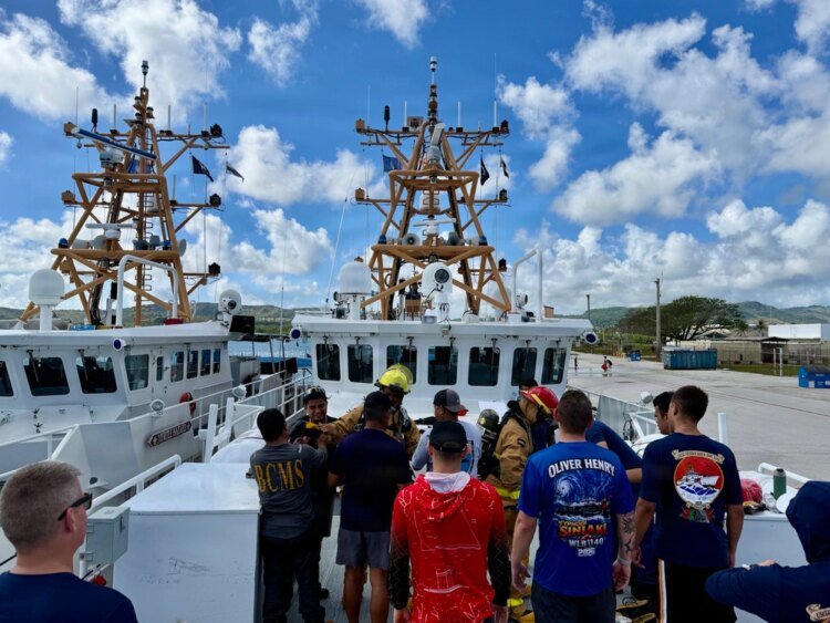 DVIDS – Images – United States, Australia, Pacific Island partners conduct damage control olympics [Image 10 of 32]
