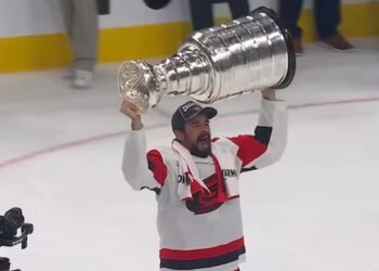 ‘Greatest moment of my life’: Winnipeg’s Seth Jarvis gets his name on Stanley Cup