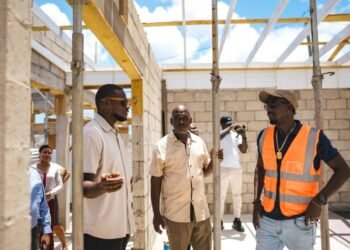 Minister Andrews tours major infrastructure projects across Carriacou