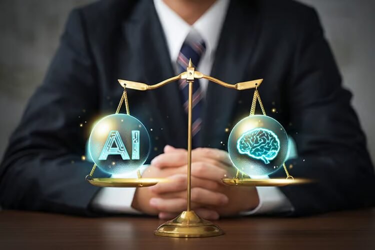 Who is legally responsible for AI decisions in business?