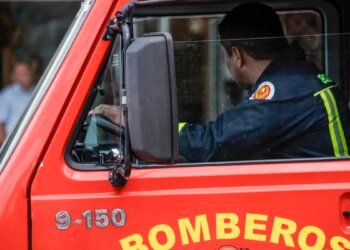 Two cars caught fire while they were parked on the Pocitos boulevard: Firefighters investigate the origin of the fire