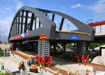 New railway bridge pushed over Welser Autobahn – DiePresse.com