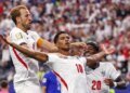 Telex: In the best match of the World Cup so far, with six goals, the English showed that they are to be reckoned with seriously