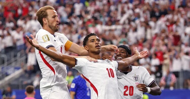 Telex: In the best match of the World Cup so far, with six goals, the English showed that they are to be reckoned with seriously
