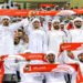 Al-Abyad fans decorate Jassim bin Hamad Stadium