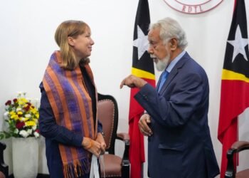 ADB Country Director Stefania Dina bids farewell to Prime Minister Gusmão