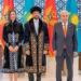 Milatović and his wife in the traditional costume of Kazakhstan