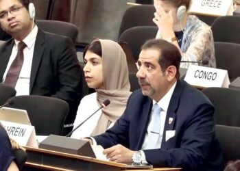 Gulf News | Bahrain’s representative to the United Nations in Geneva stresses in a Gulf statement the importance of protecting civilians and respecting the sovereignty of states