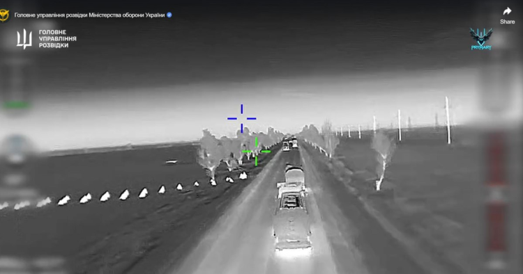 Ukraine claims to have hit Russian military logistics. Images of attacks on fuel and ammunition depots
