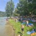 Max capacity: Lake Haute-Sûre beaches packed as heat draws crowds