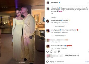 The amazing bikini with which Edurne sweeps Instagram, the unknown friendship between Hiba Abouk and J. Balvin and the tender image of Chelo García Cortés, among the images from this Tuesday